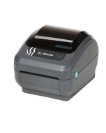 Impresora térmica de etiquetas Zebra de la serie GK de color negro
